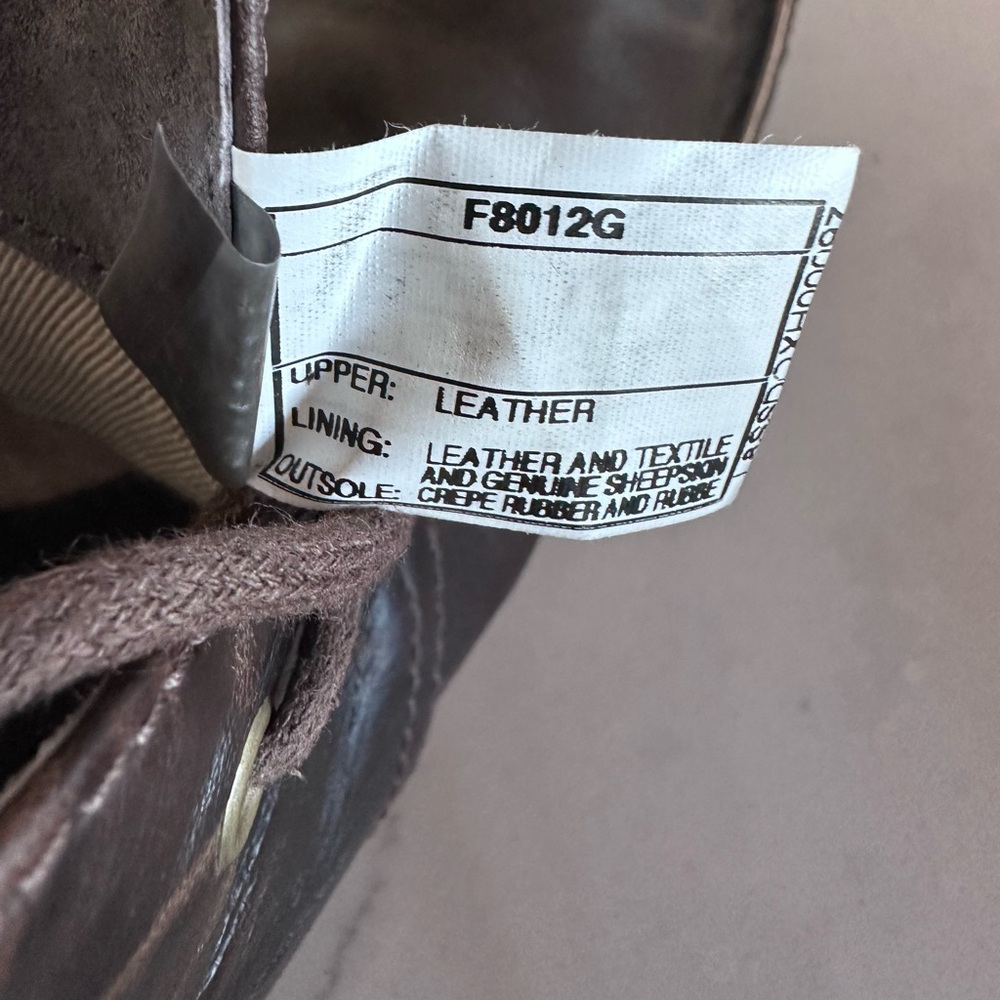 UGG Leighton Chukka Boots 3275 Shearling Insole Dark Chocolate Brown Mens 12 US - Picture 13 of 16